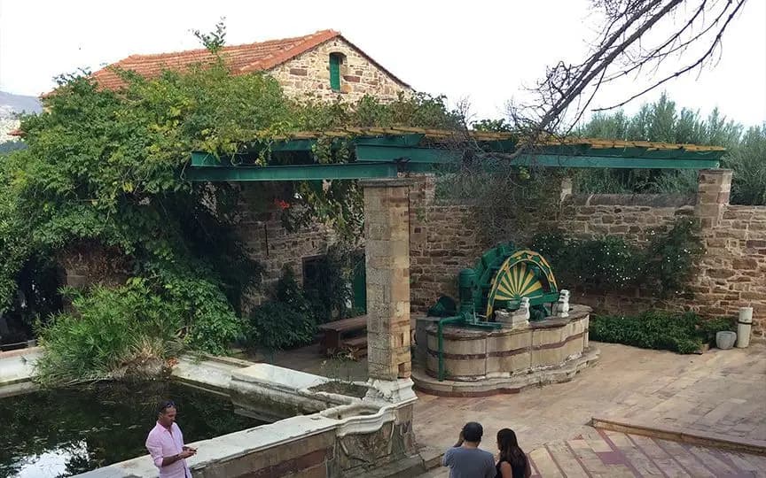 Stone mansion and traditional architecture in Kampos Chios