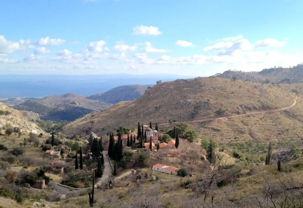Hiking trails in Chios